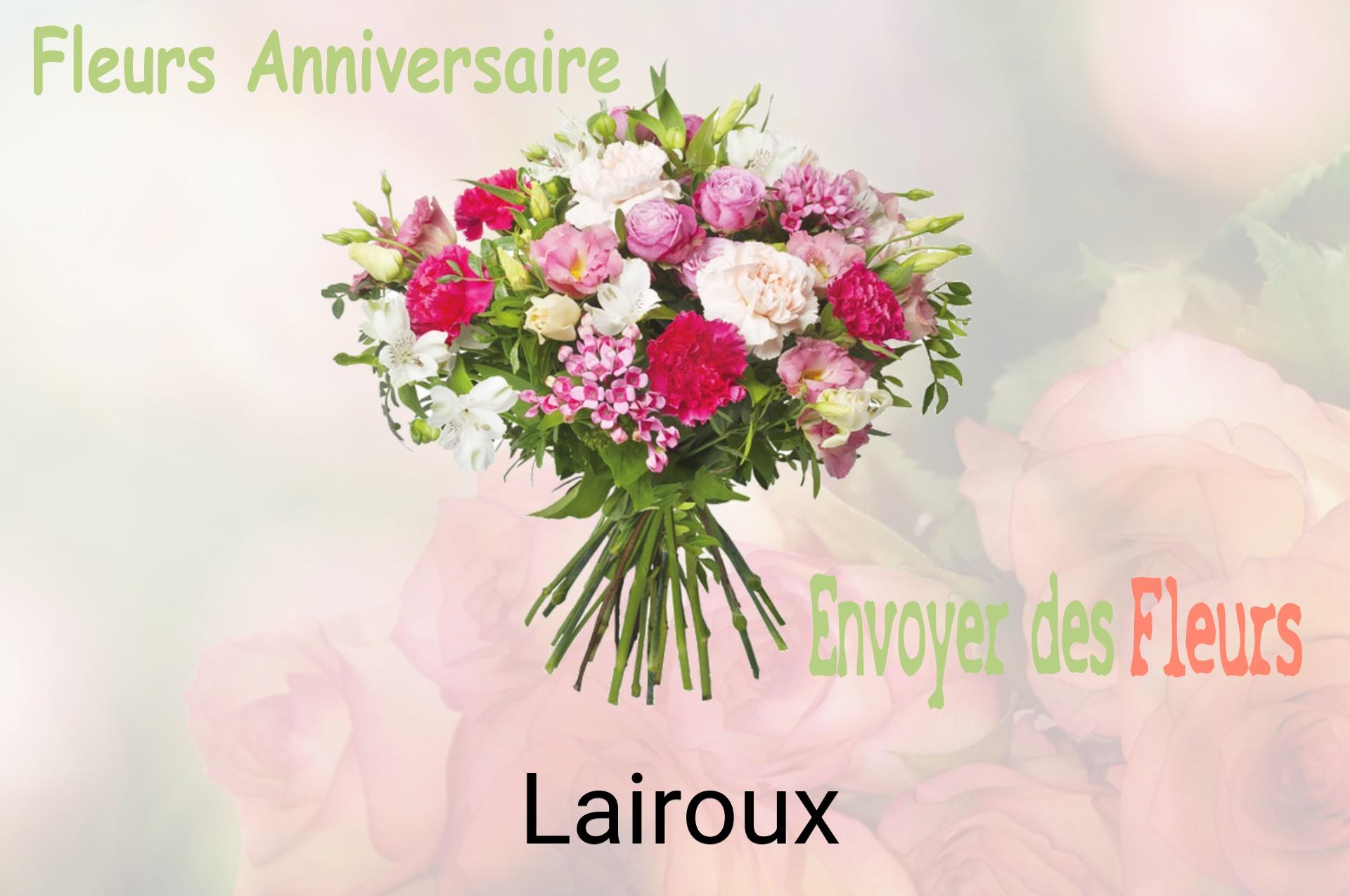 Bouquet de fleurs d’anniversaire livré à Lairoux